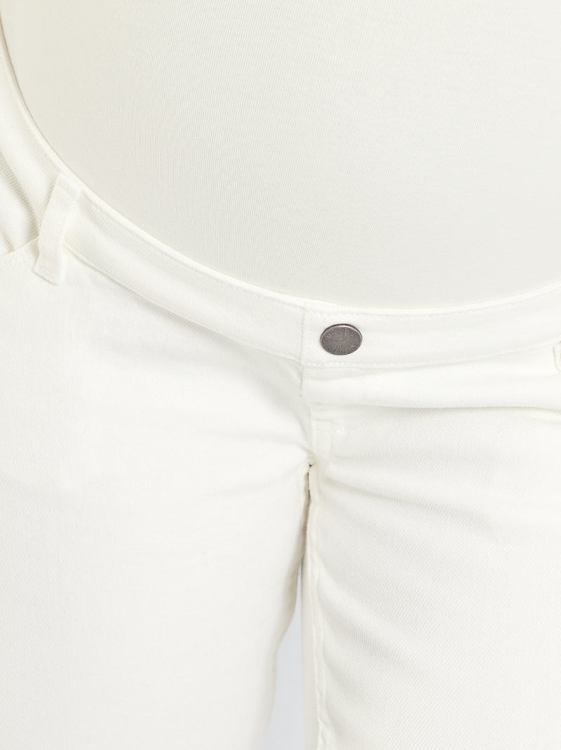 Pantalón premamá skinny Blanco Kiabi