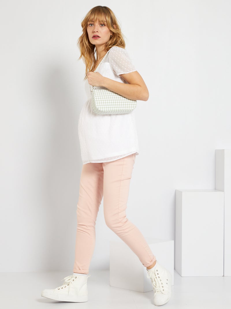 Pantalón premamá skinny ROSA - Kiabi