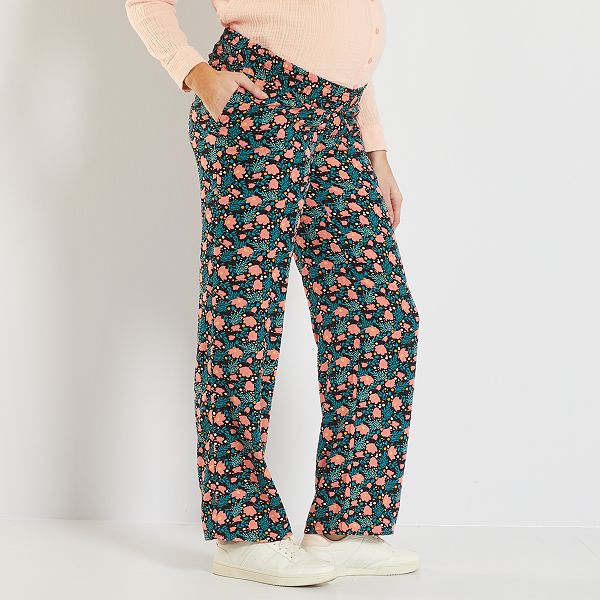 Pantalón premamá vaporoso Premamá - NEGRO - Kiabi - 20,00€