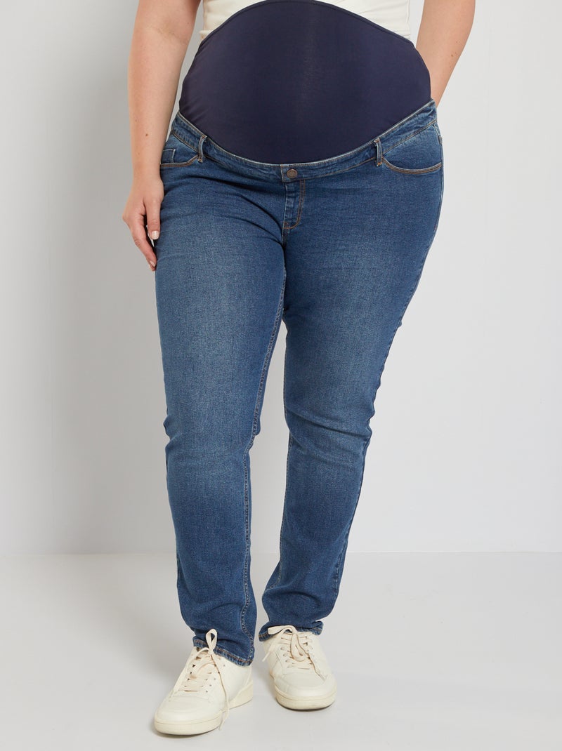 Pantalón premamá vaquero AZUL - Kiabi