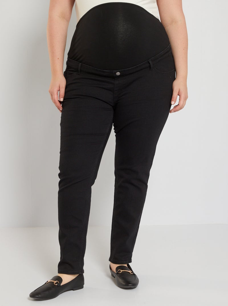 Pantalón premamá vaquero NEGRO - Kiabi