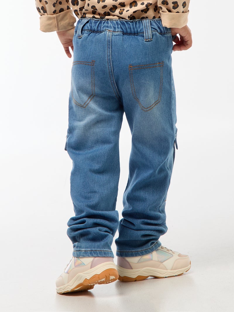 Pantalón recto - So Easy AZUL - Kiabi