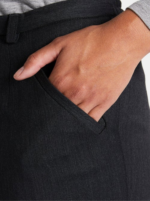 Pantalón recto cintura semielástica - Afibel - Kiabi