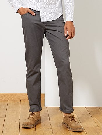 Pantalón recto con 5 bolsillos - Kiabi