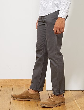 Pantalón recto con 5 bolsillos - Kiabi