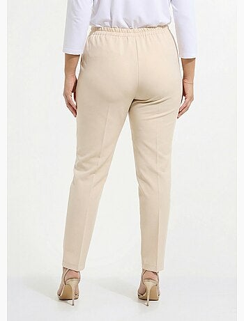 Pantalón recto con cintura semielástica - Afibel