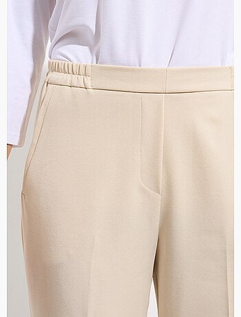 Pantalón recto con cintura semielástica - Afibel