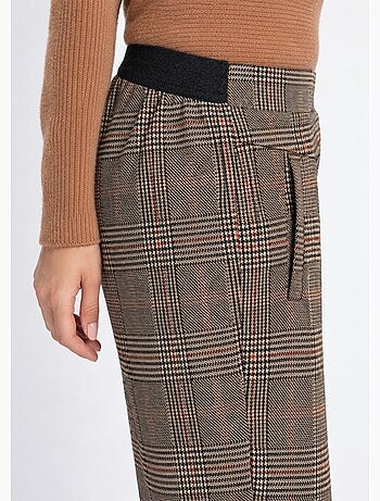 Pantalón recto con cintura semielástica - afibel