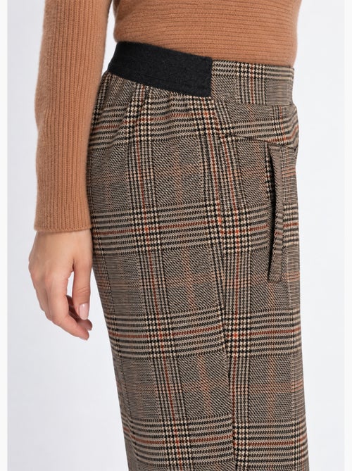 Pantalón recto con cintura semielástica - afibel - Kiabi Pantalón recto con cintura semielástica - afibel - Kiabi