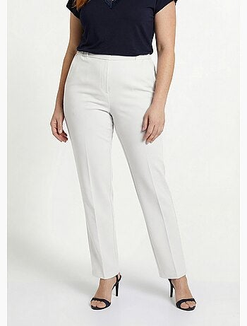 Pantalón recto con cintura semielástica - Afibel