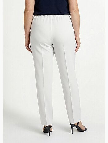 Pantalón recto con cintura semielástica - Afibel