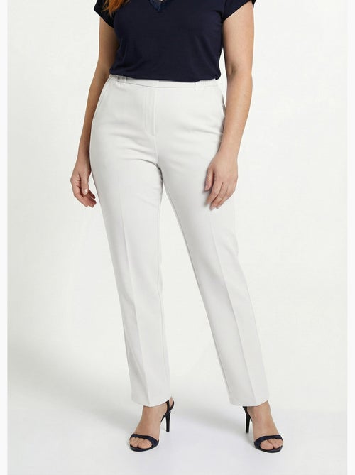 Pantalón recto con cintura semielástica - Afibel - Kiabi