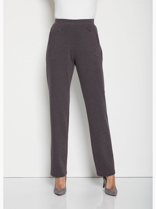 Pantalón recto con cintura semielástica - Afibel - Kiabi