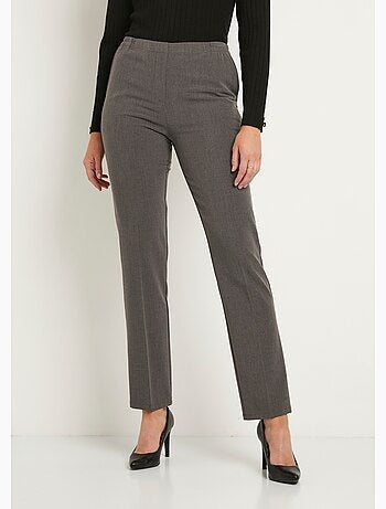 Pantalón recto con cintura semielástica - Afibel