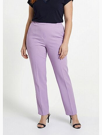 Pantalón recto con cintura semielástica - Afibel