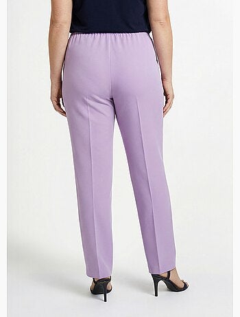 Pantalón recto con cintura semielástica - Afibel