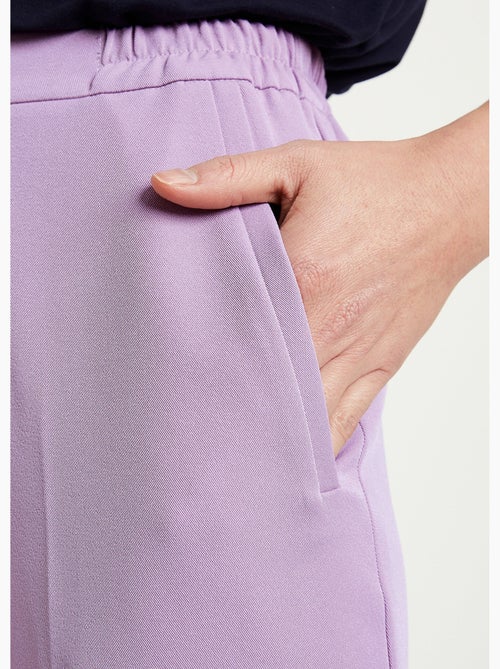 Pantalón recto con cintura semielástica - Afibel - Kiabi