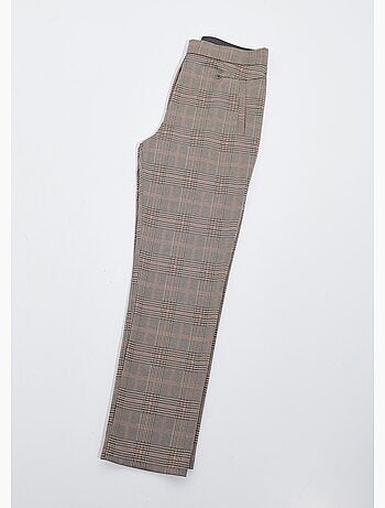 Pantalón recto con cintura semielástica