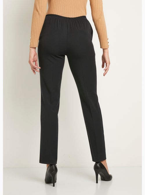 Pantalón recto con cintura semielástica y vientre plano. - Afibel - Kiabi