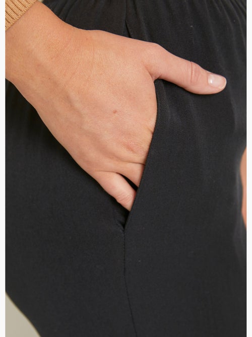 Pantalón recto con cintura semielástica y vientre plano. - Afibel - Kiabi