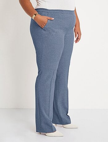 Pantalón recto con cinturilla semielástica - Afibel