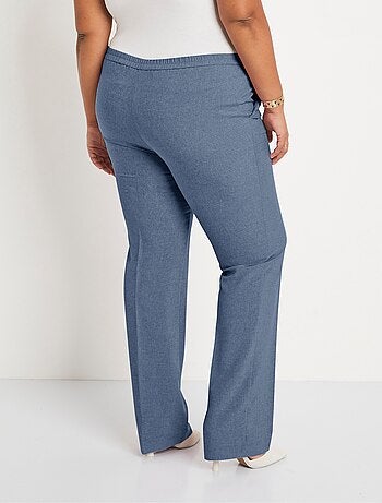 Pantalón recto con cinturilla semielástica - Afibel