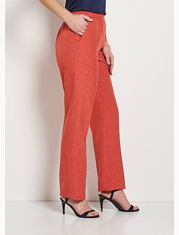 Pantalón recto con cinturilla semielástica - Afibel