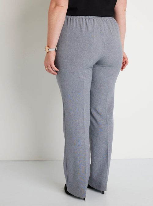 Pantalón recto con cinturilla semielástica - Afibel - Kiabi
