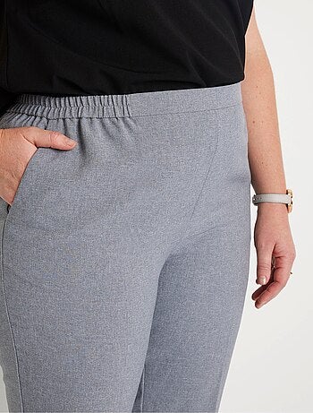Pantalón recto con cinturilla semielástica - Afibel