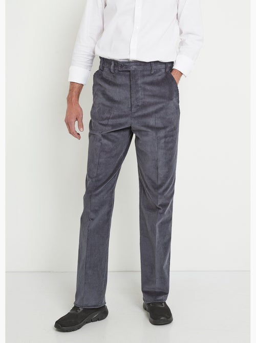 Pantalón recto con cinturón elástico cómodo. - Afibel - Kiabi
