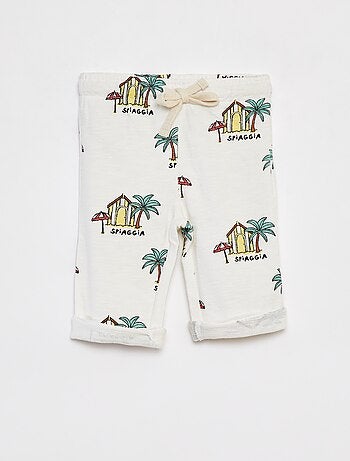 Pantalón recto con estampado