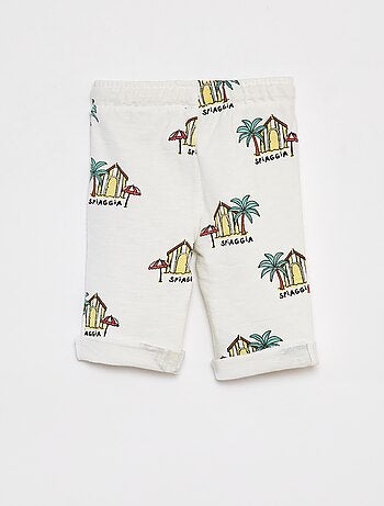 Pantalón recto con estampado