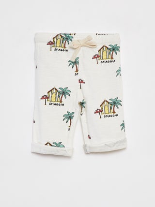Pantalón recto con estampado