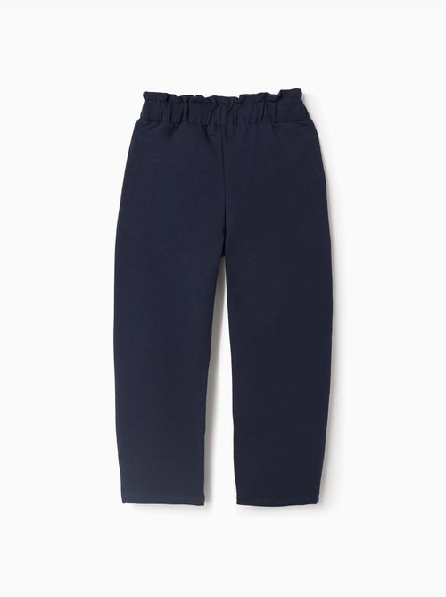 Pantalón recto con nudo decorativo - Kiabi