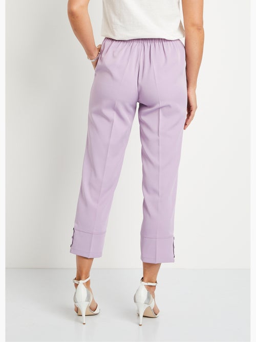 Pantalón recto cropped con cintura semielástica - Afibel - Kiabi