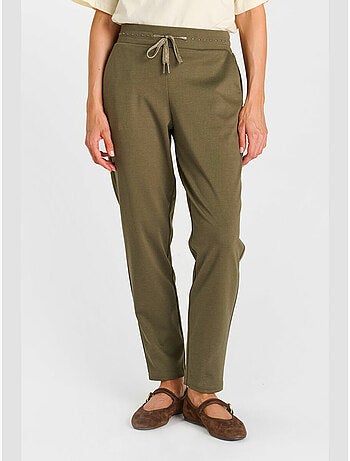 Pantalón recto cuervo