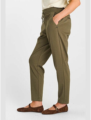 Pantalón recto cuervo