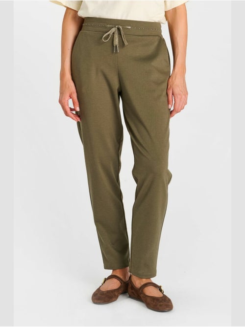 Pantalón recto cuervo - Kiabi Pantalón recto cuervo - Kiabi
