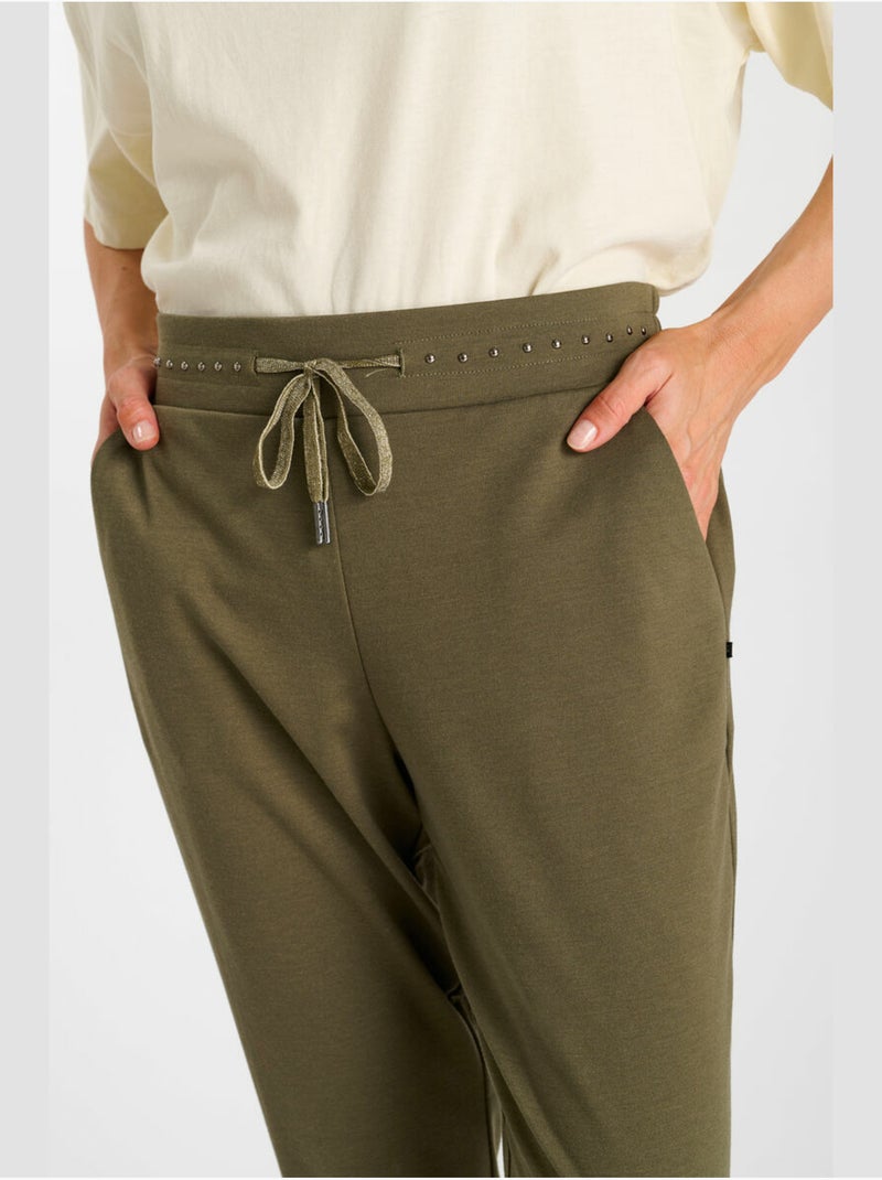 Pantalón recto cuervo Caqui - Kiabi