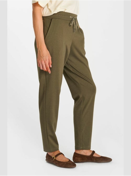 Pantalón recto cuervo - Kiabi Pantalón recto cuervo - Kiabi
