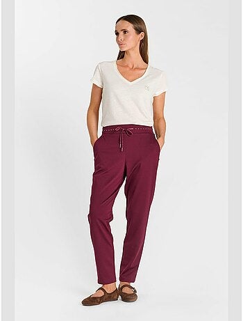 Pantalón recto cuervo