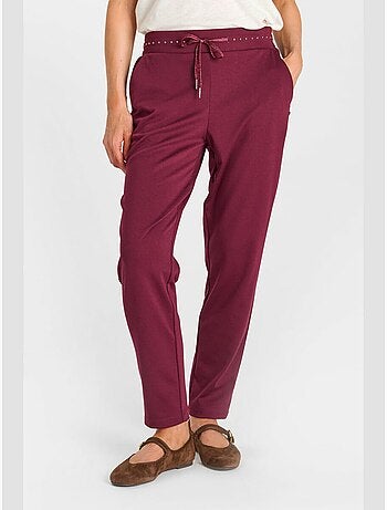 Pantalón recto cuervo