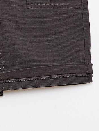 Pantalón recto de algodón liso - Colección fácil de poner