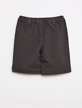 Pantalón recto de algodón liso