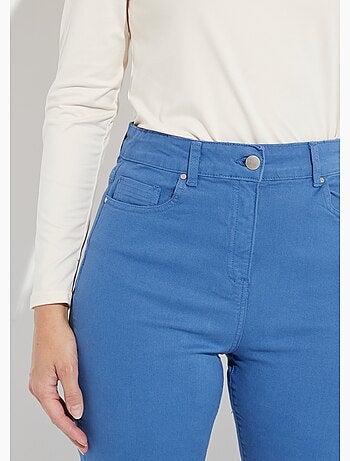 Pantalón recto de cinco bolsillos de algodón elástico - Afibel