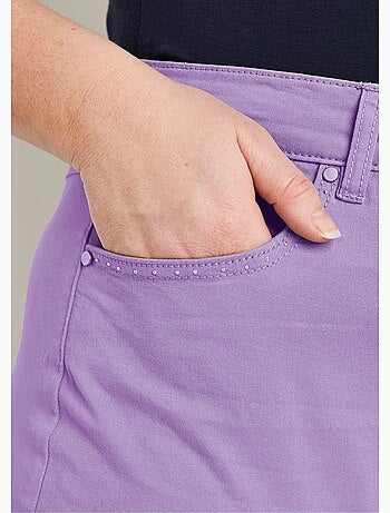 Pantalón recto de cinco bolsillos de algodón elástico - Afibel