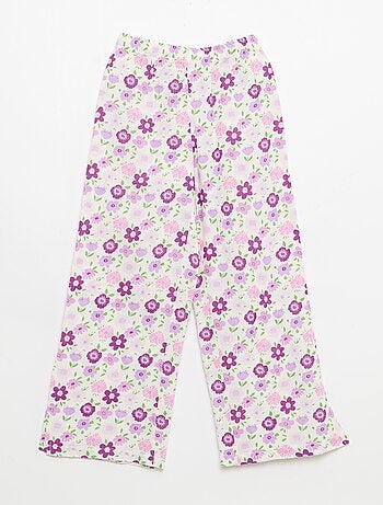 Pantalón recto de lino mezclado