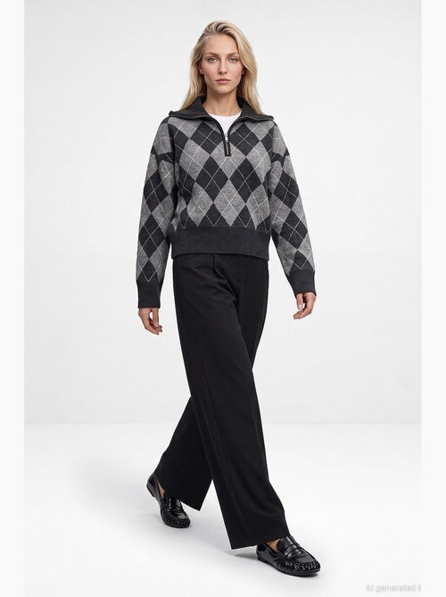 Pantalón recto de mujer dilvin - Kiabi