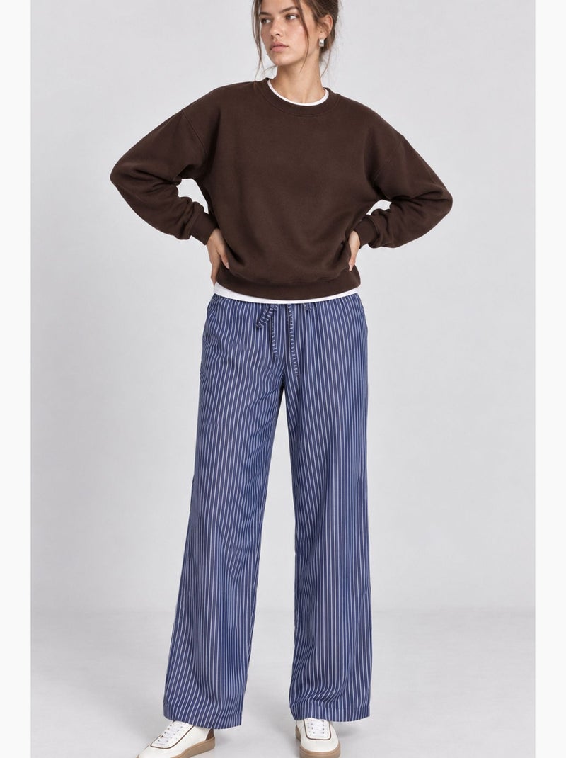 Pantalón recto de mujer istanbul Azul - Kiabi