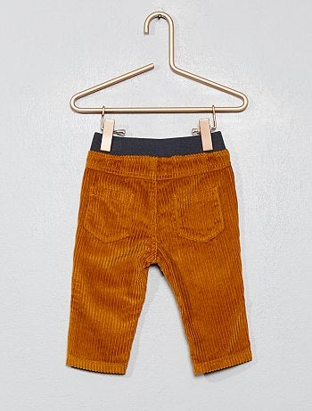 Pantalón recto de pana - Kiabi